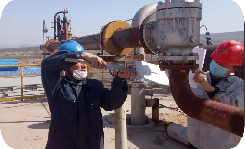 油庫管線吹掃工作圓滿完成，保障油品運(yùn)輸安全