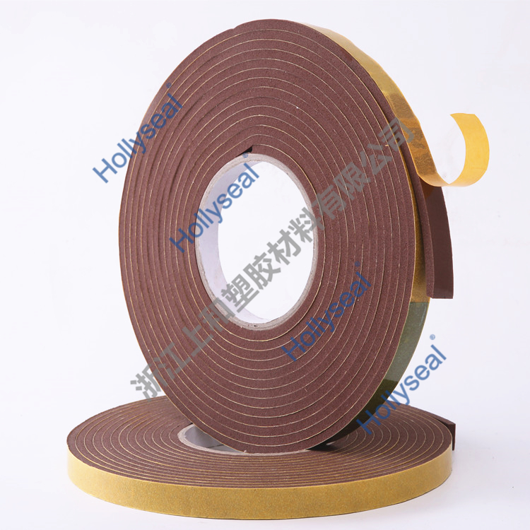 Hollyseal?中密度單面格拉辛紙PVC泡棉膠帶 厚度1mm~25mm，密度110kg/m3~500kg/ m3